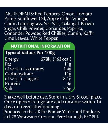 Yau's Thai Red Curry Paste Traditional Mild Curry Paste Vegan Soy-Free and Gluten-Free Spicy Marinade and Pesto Easy and Tasty Chinese Red Curry Paste 3 x 280g - Buy Online on SooperMarket.com