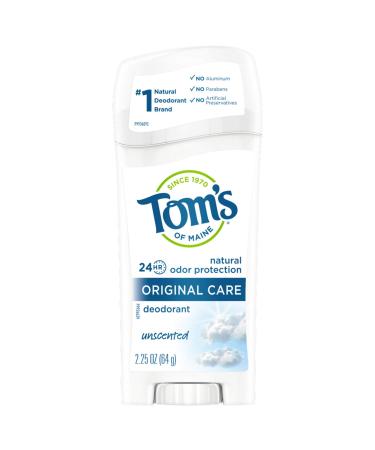 Tom's of Maine Natural Original Deodorant Stick Unscented -- 2.25 oz