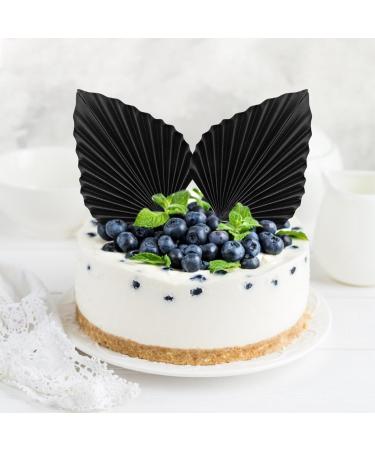 Didiseaon 10pcs Palm Leaf Cake Toppers - Monstera Leaf Cupcake Picks for Hawaii Aloha Jungle Wedding and Birthday Decor - Buy Online on SooperMarket.com