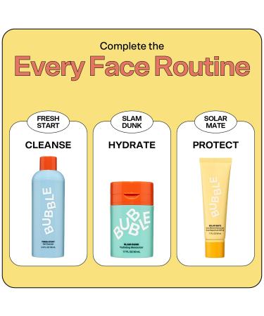 Bubble Skincare Solar Mate SPF 40 Mineral Sunscreen - Zinc Oxide Blue Light Protection Lightweight & No White Cast - 50ml - Buy Online on SooperMarket.com