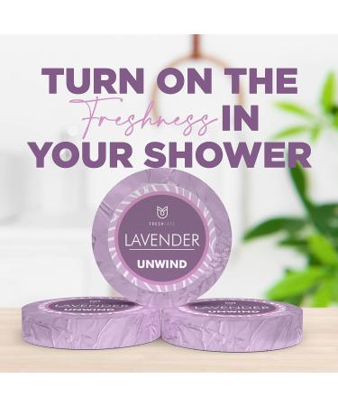 Fresh Faze Lavender Shower Steamer - Organic Aromatherapy Shower Bombs for Women - Buy Online on SooperMarket.com