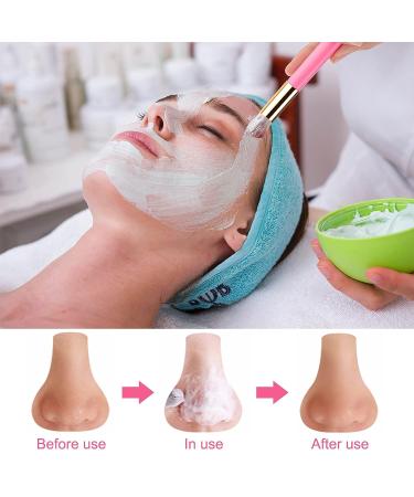Dming 5-Piece Pink Lash Shampoo Brushes Set for Eyelash Extension and Blackhead Removal - Buy Online on SooperMarket.com