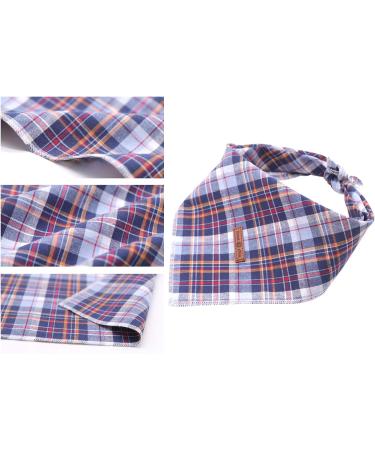 Lionet Paws Dog Bandana | Triangular Headscarf for Small Medium & Large Dogs | Dark Blue | Pack of 1 - Buy Online on SooperMarket.com