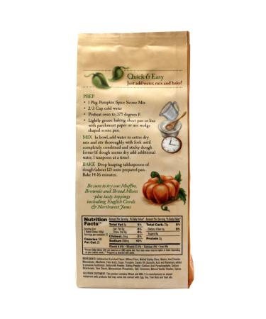 Sticky Fingers Bakeries Pumpkin Spice Scone Mix - Just Add Water, Mix & Bake - 2 Packs, 24 Scones - Buy Online on SooperMarket.com