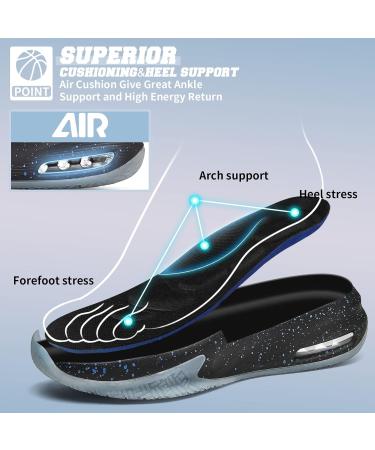 Buy ASHION Children's Basketball Shoes - Dark Blue Boys Sneakers | Indoor Tennis Shoes 37 EU - International Shipping Available - Buy Online on SooperMarket.com