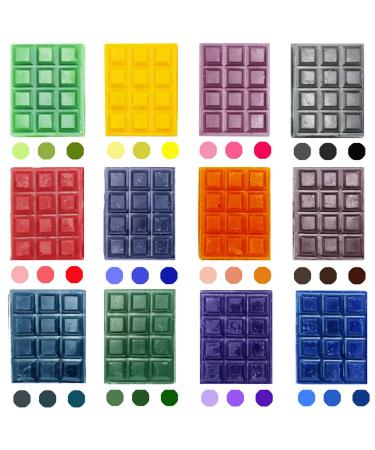 DIY Soy Candle Dye Cube Coloring for Unique Soy Candles  Scented Candle Making 12 Dye Colors