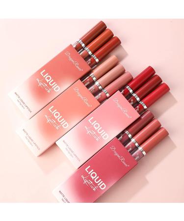 YUECI 3PCS Matte Liquid Lipstick Set - Moisturizing Multi-Color Matte Lip Gloss (1 ml) - Buy Online Internationally - Buy Online on SooperMarket.com