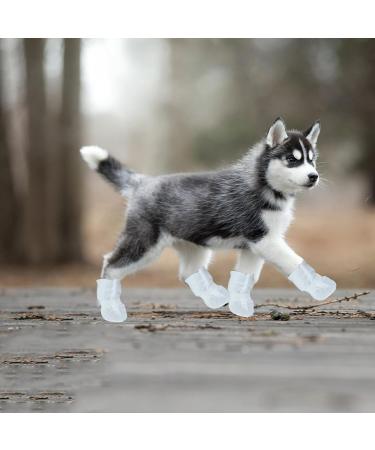 Zngou 12 Pcs Disposable Dog Shoes Dog Socks Paws Stop Licking Disposable Dog Boots Dog Paw Protector Dog Slippers Dog Foot Cover for Small Medium Dogs Pet Injured Paws Summer Indoor Outdoor Walking(L) - Buy Online on SooperMarket.com