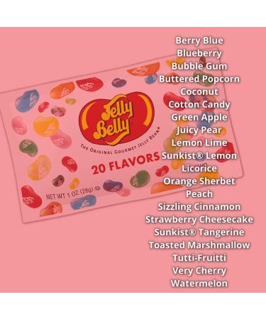 Jelly Belly 20 flavors Assorted Gourmet Jelly Beans 6-pack Bundle 28g - Christmas & Holidays Candy - Vegan Candy Dairy Free Snacks Kosher Candy Gluten Free Bulk Candy Stocking Stuffers for Teens - Buy Online on SooperMarket.com
