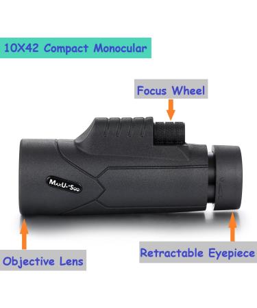 MaxUSee Kids Telescope 400x40mm with Finder Scope + Portable 10X42 Monocular for Moon Viewing, Bird Watching & Wildlife Scenery | Ideal for Kids & Beginners - Buy Online on SooperMarket.com