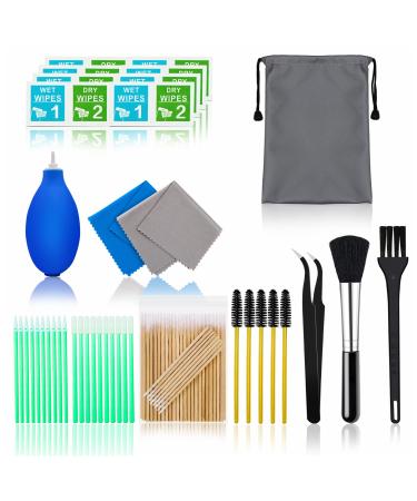 Cell Phone Cleaning Kit, Speaker Cleaner for iPhone, Charging Port Cleaning Tool, Electronic Cleaning kit, Compatible with Airpods Earbuds Camera USB C Lightning Port ipad (140PCS)