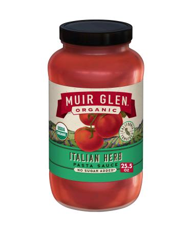 Muir Glen Organic Sauce, Italian Herb, 25.5 oz (Pack of 6) Italian Herb 25.5 Ounce (Pack of 6)