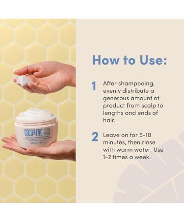 Coco & Eve Pro Youth Hair & Scalp Mask | Anti-Aging Treatment for Shine Volume & Dandruff Control | Hydrated Hair with Honey & Retinol - Shop Internationally - Buy Online on SooperMarket.com