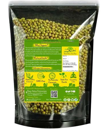 nalAmudhu Green Moong Whole (Ideal for cooking & sprouting Whole Mung Beans with skin) NON-GMO | Indian Origin-454g - Buy Online on SooperMarket.com