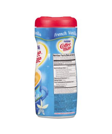 Coffee-Mate French Vanilla Powdered Creamer 15 Oz Canister 12/Carton - Non-Dairy | 35775Ct - Buy Online on SooperMarket.com