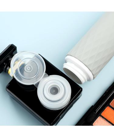 Gemice Travel Bottles for Toiletries CAA Approved 90ml Silicone Travel Bottles BPA Free Leak Proof Squeezable Travel Size Containers Travel Accessories for Shampoo Conditioner Lotion (4 Pack) Grey - Buy Online on SooperMarket.com