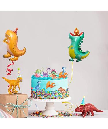 Buy Catelves 50 Edible Dinosaur Cake Decorations | Dino Tortendeco & Birthday Party Supplies - Buy Online on SooperMarket.com