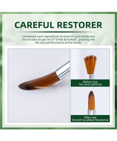 Morovan Nail Brush Cleaner - 8oz Restorer for Acrylic, Gel, Paint & Kolinsky Brushes - Buy Online on SooperMarket.com