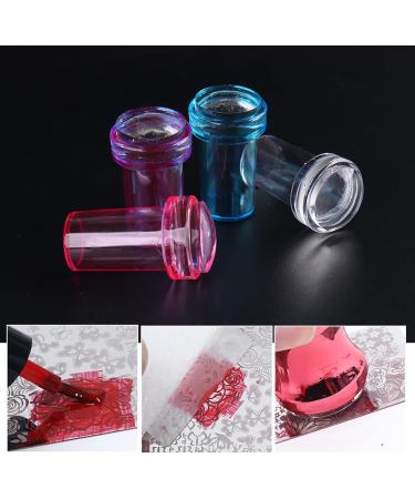 Sanwood Nail Art Stamp - Portable & Reusable Nail Tool for Perfect Manicure | Transparent Nail Seal - Buy Online on SooperMarket.com