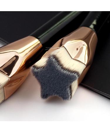 Virtcooy Foundation Makeup Brush | Soft Contour Foundation Makeup Brush with Flat Top Buffing and Blending Makeup Brush with Ergonomic Handle for Dating Business Trip - Buy Online on SooperMarket.com