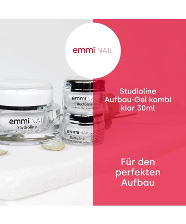 Emmi Nail Studioline Setup-Gel Kombi Clear | LED UV BauGel for Geln gel | Natural Nail Reinforcement | Medium Viscosity & Self-Smoothing | 30ml (1 Pack) - Shop Now! - Buy Online on SooperMarket.com