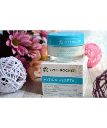 Yves Rocher Hydra Vegetal 48H Non-Stop Moisturizing Gel Cream | Hydrating Skincare | 1.6 fl. oz | International Shipping Available - Buy Online on SooperMarket.com