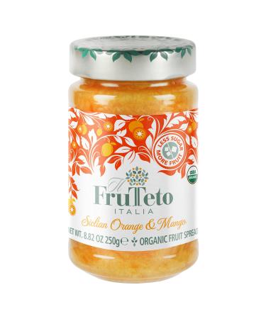 il FruTeto Italia Orange & Mango Organic Fruit Spread. 250g. Made in Tuscany only with Fruit. No Added Sugar. No Preservatives.