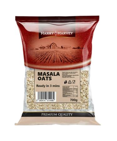 Harry Harvey Masala Oats 700g Great Snack Lunch or Breakfast Ready in 3 minutes Desi Porridge Indian Style Food