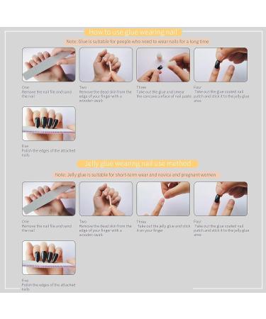 Pink Gradient Rhinestone Press on Nails - 24 Pcs Medium Coffin Shape | Glitter Powder & Rhinestone Designs | False Nails for Women and Girls - Buy Online on SooperMarket.com
