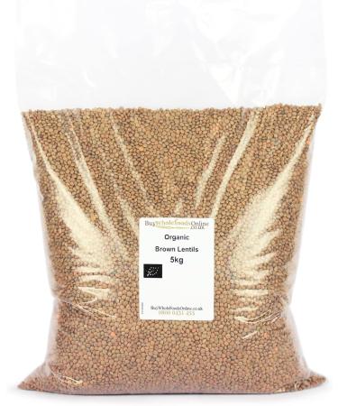 Organic Brown Lentils 5kg (BWFO) - Buy Online on SooperMarket.com