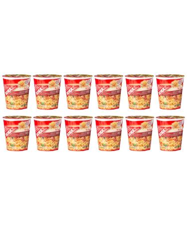 Koka Noodles Original Beef Flavour Oriental Style Instant Noodles 12 Cups of 70 g Beef Original Wheat 70 g (Pack of 1)