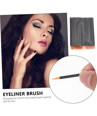 BELLIFFY 100pcs Disposable Eyeliner Brush Makeup Lip Lip Gloss Tool Brush Girl Fine Point 9x6.5cm As Shown - Buy Online on SooperMarket.com