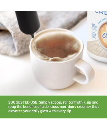 Orgain Collagen Creamer with Organic Oatmilk Powder - 10g Grass-Fed Collagen, MCT, Avocado & Coconut Oil - Non-Dairy, Non-GMO - 10 oz - Buy Online on SooperMarket.com