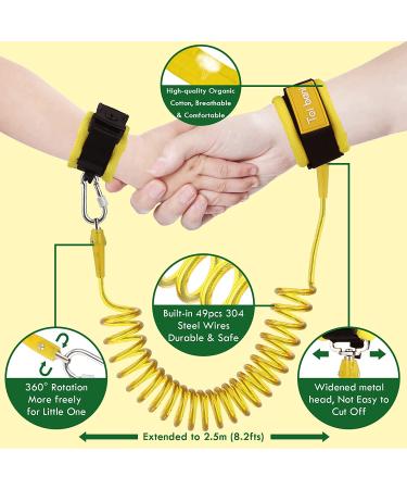Toi Bani Toddlers Leash for Boys | Anti Lost Wrist Link 4 in 1 Child Safety Harness | Excavator&Dinosaur Design - Buy Online on SooperMarket.com