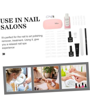 PLAFOPE 1 Set Pieces Manicure Tools Set Nail Dryer Lamp Professional Nail Manicure Mini Nail Kit Poly Extension Kit Nail Art Kit Nail Tools Back Filler for Acrylic Nail Decor Kit Plastic - Buy Online on SooperMarket.com