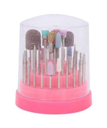 45PCs nail drill set - nail polish grinding head nail files drill nail grinding head fast remove acrylic gel nail nail skin nail policher accessories home salon manicure tools