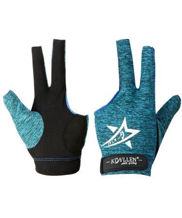 Conllicates Billard gloves Professional match gloves Suitable Suitable Snooker Nine-Ball Carom Pool Accessories Green-XL-Left Hand XL XL