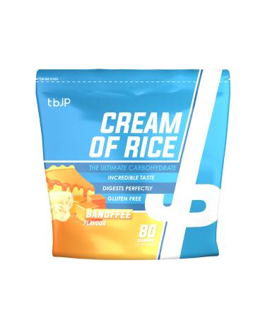 Trained by: JP Nutrition Cream of Rice 2kg The Ultimate Carbohydrate (Banoffee)