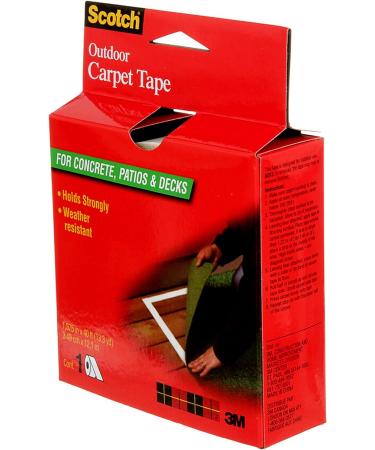 Scotch Outdoor Carpet Tape for Concrete  Patios & Decks  1.3 in x 13 yd  1 Roll 13 yards Outdoor - Buy Online on SooperMarket.com