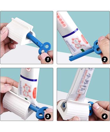 4-Piece Set of Toothpaste Squeezer Toothpaste Roller Squeezer Toothpaste Dispenser Tube Squeezer Toothpaste Press Toothpaste Holder Toothpaste Holder Cosmetic Oil Squeezer (Green Blue Red) - Buy Online on SooperMarket.com