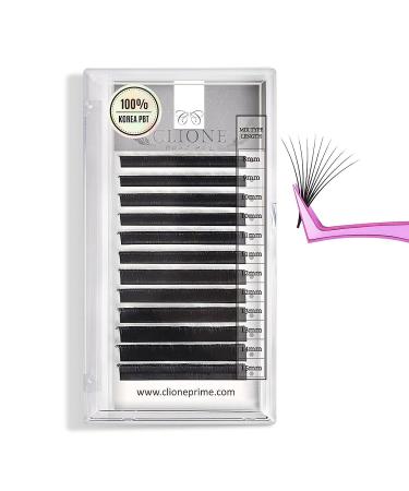 CLIONE PRIME 0.03 D Curl Eyelash Extensions 8-15mm Mixed Length - Mega Volume & Classic Lashes - Professional Pesta Pelo a Pelo - Buy Online on SooperMarket.com