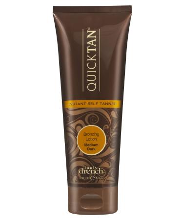 Body Drench Quick Tan Instant Self Tanner Bronzing Lotion Medium To Dark 236ml