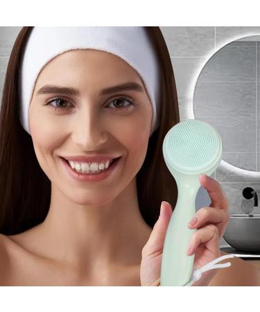 3Pcs Silicone Facial Cleansing Brush Silicone Facial Scrubber Manual Exfoliating Facial Brush Face Cleanser Face Exfoliator Fine Bristles for Sensitive Skin - Buy Online on SooperMarket.com