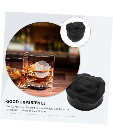 FRCOLOR 5pcs Rose Face Ice Tray - Silicone Ice Maker for Facial Beauty & Skin Massage | Food-Grade Ice Roller & Whisky Mold - Buy Online on SooperMarket.com