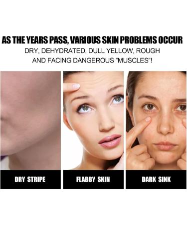 Instant Face Lift Essence Oil Vitamin C Serum For Face Face Serum For Women Anti Wrinkle Serum For Face Neck Eye Tightening & Lifting Hydrating Serum Pore Minimizer With Collagen Hyaluronic Acid - Buy Online on SooperMarket.com