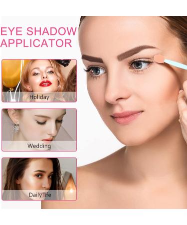 MUSISALY 100pcs Double Ended Eyeshadow Brush Makeup Brush Eyeshadow Stick Latex Sponge Tipped Oval Makeup Tool Cosmetic Tool Dual-side Eye Makeup Applicator Sponge Brush 6.5x1.3cm Blue - Buy Online on SooperMarket.com