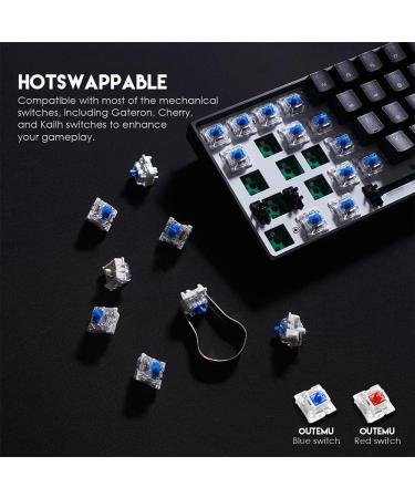 FANTECH MAXFIT61 RGB Wired Mechanical Keyboard - BlueSW(Clicky)-Black - Buy Online on SooperMarket.com