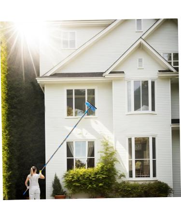 Window Cleaning Equipment Telescopic Window Cleaner Tool with 10-Section Extension Pole 2-in-1 Rotatable Window Squeegee Telescopic Pole Window Cleaning Kit for Home Car Glass - Buy Online on SooperMarket.com
