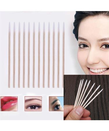 100Pcs Pointed Cotton Swabs Wooden Handle - Makeup Health Medical Ear Jewelry Clean Sticks Buds Tips - Buy Online on SooperMarket.com
