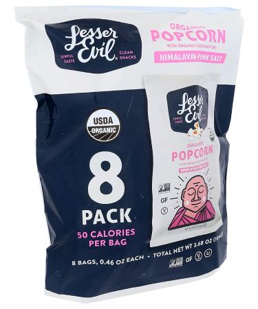 Shop Lesser Evil Buddha Bowl Organic Popcorn - Himalayan Pink, 0.46 oz, Pack of 8 - Buy Online on SooperMarket.com